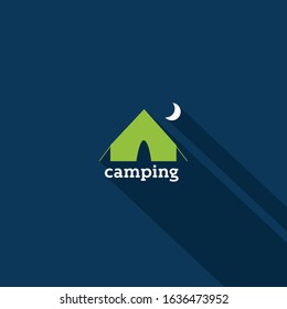Camping and adventure logo vector.