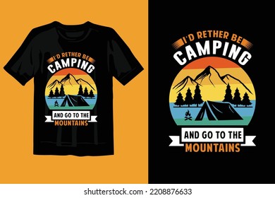 
 Camping  adventures new premium t-shirt design vector,