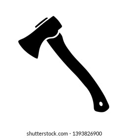 Camping Axe Icon. Vector Illustration.