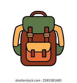 Camping backpack for carrying essentials outdoors