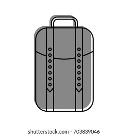 camping bag isolated icon