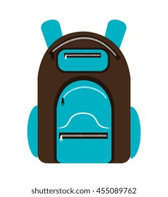 camping bag isolated icon design, vector illustration  graphic 
