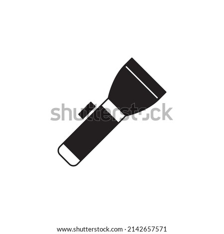 Camping beam icon in black flat glyph, filled style isolated on white background