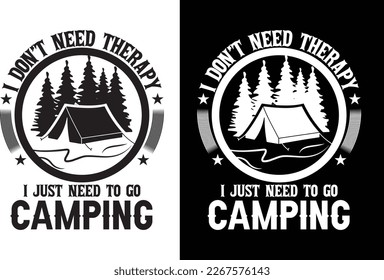 Camping best t shirt design
