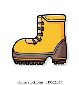 camping boot doodle
