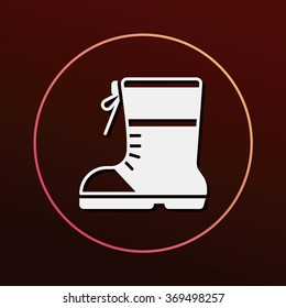 camping boot icon