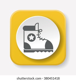 camping boot icon