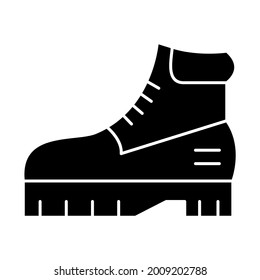 Camping Boots icon vector image. Can also be used for web apps, mobile apps and print media.