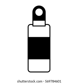 camping bottle canten icon vector illustration design