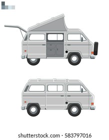 Camping Bus. Westfalia van