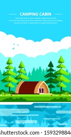 Outdoors At A Cabin Stock Illustrations Images Vectors