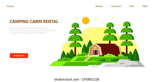 Cabin Summer Forest Stock Vectors Images Vector Art Shutterstock