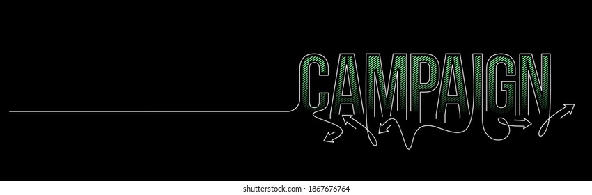 Camping Calligraphic line art Text shopping poster vector illustration Design.