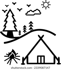 camping camp tent adventure picnic 2171