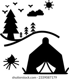camping camp tent adventure picnic 2158