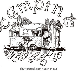 Camping Cars, Retro Style