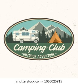 Camp Trip Live Outdoors Vector Illustration Stock Vector (Royalty Free ...