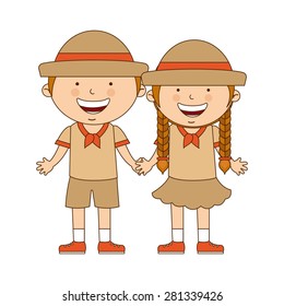 camping concept design, vector illustration eps10 graphic 