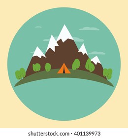 Camping consept