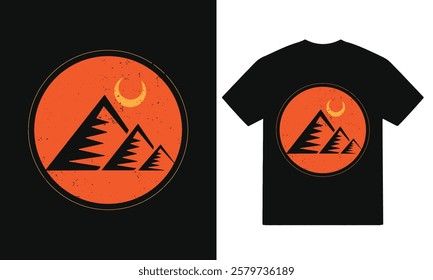 Camping creative t-shirt design vector