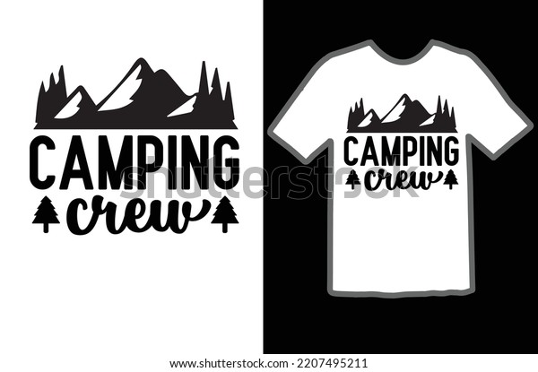 Camping crew svg design\
file