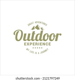 camping design and adventure in mountain nature