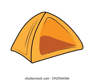 A Camping Dome Tent Vector And Icon