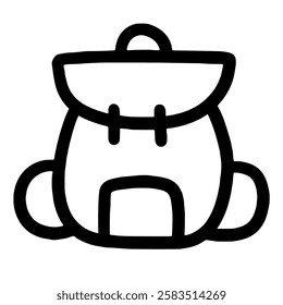 camping element icon for adventure travel