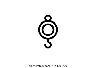Icono de elemento de acampada - Hoyo de pesca