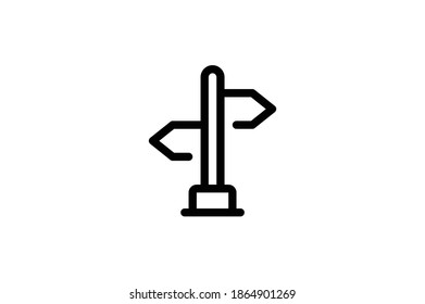 Icono de elemento de acampado - Tarjeta de firma