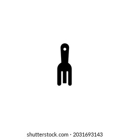 Silhouette de elemento de acampada. Artesanía de silueta.