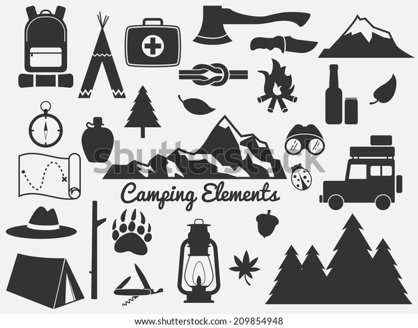 camping elements,outdoor
icon
