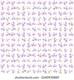 Camping equipment vector pattern matches, outdoor pattern design