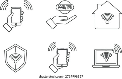 Conjunto de iconos esenciales de camping para aventura al aire libre