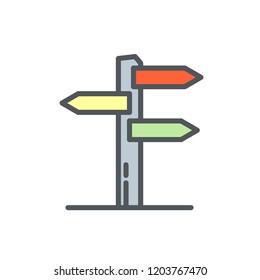 camping filled outline icon