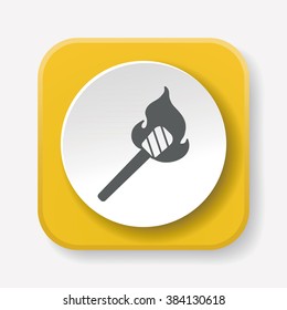 camping fire icon