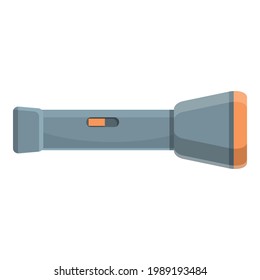 Camping Flashlight icon. Cartoon of Camping Flashlight vector icon for web design isolated on white background
