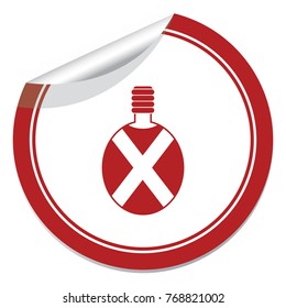 Camping flask vector icon. Tourist bottle isolated

