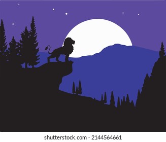 camping flat illustration of vector graphics 