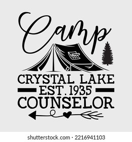 Camping Funny Gift T-Shirt Design