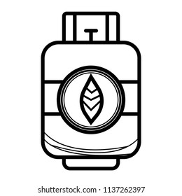 Camping Gas Bottle Icon.