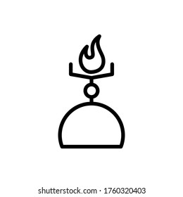 camping gas icon design template. Trendy style, vector eps 10