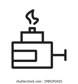 camping gas icon design template. Trendy style, vector eps 10