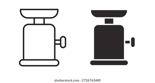 Conjunto de iconos de gas de camping. paquete de elementos de Web de logotipo mínimo.