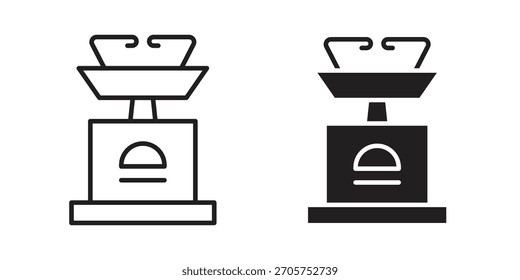 Vector de icono de gas de camping elemento de diseño aislado. EPS10