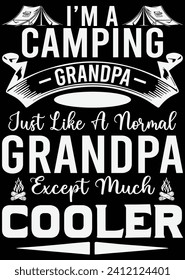 
I'm A Camping Grandpa Just Like eps cut file for cutting machine