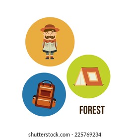  camping graphic design , vector illustration