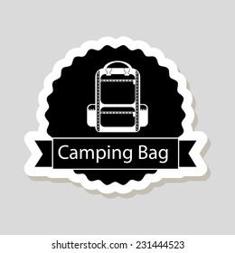 camping graphic design , vector illustration
