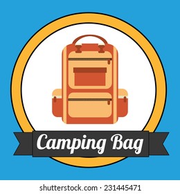 camping graphic design , vector illustration