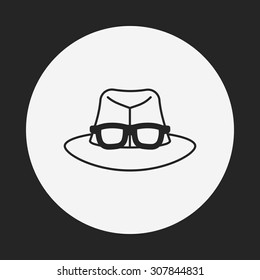 camping hat icon